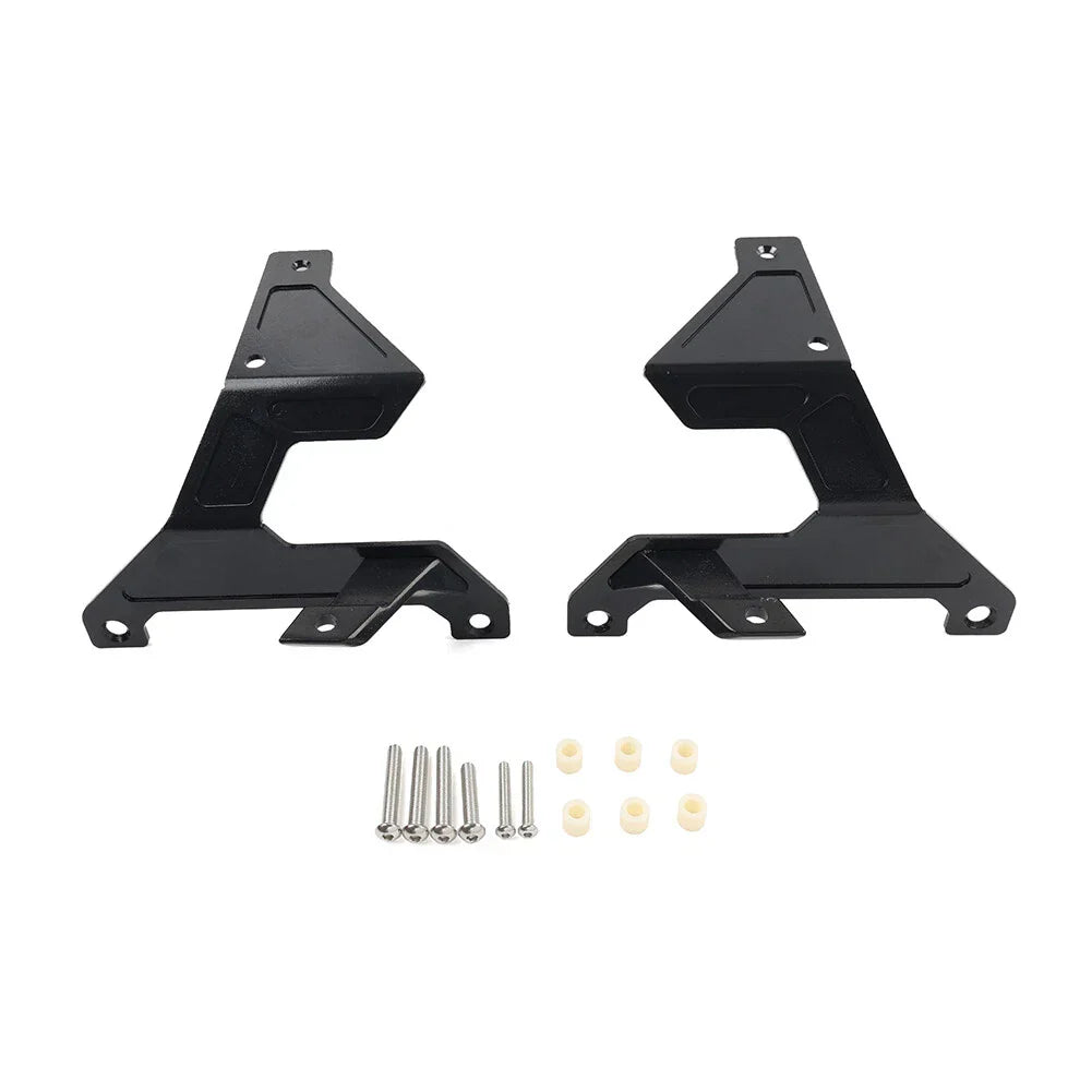Dual A-Pillar Light Mounting Brackets for Jeep Wrangler JL Gladiator JT (2018-2023)