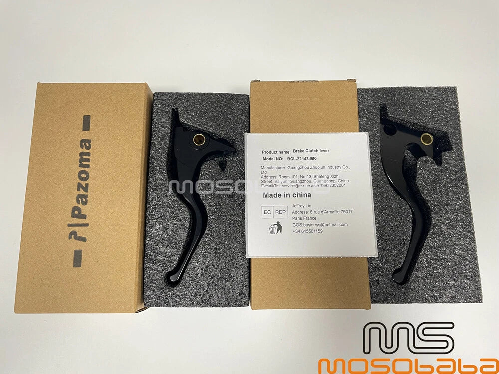 Adjustable Hand Control Brake Clutch Lever Set for Harley Sportster XL883N (2007-2023)