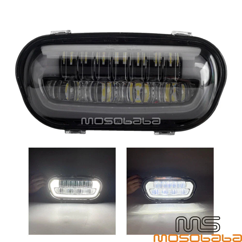 Front Fairing Windshield w/LED Headlight for Harley Softail Fat Bob (2018)