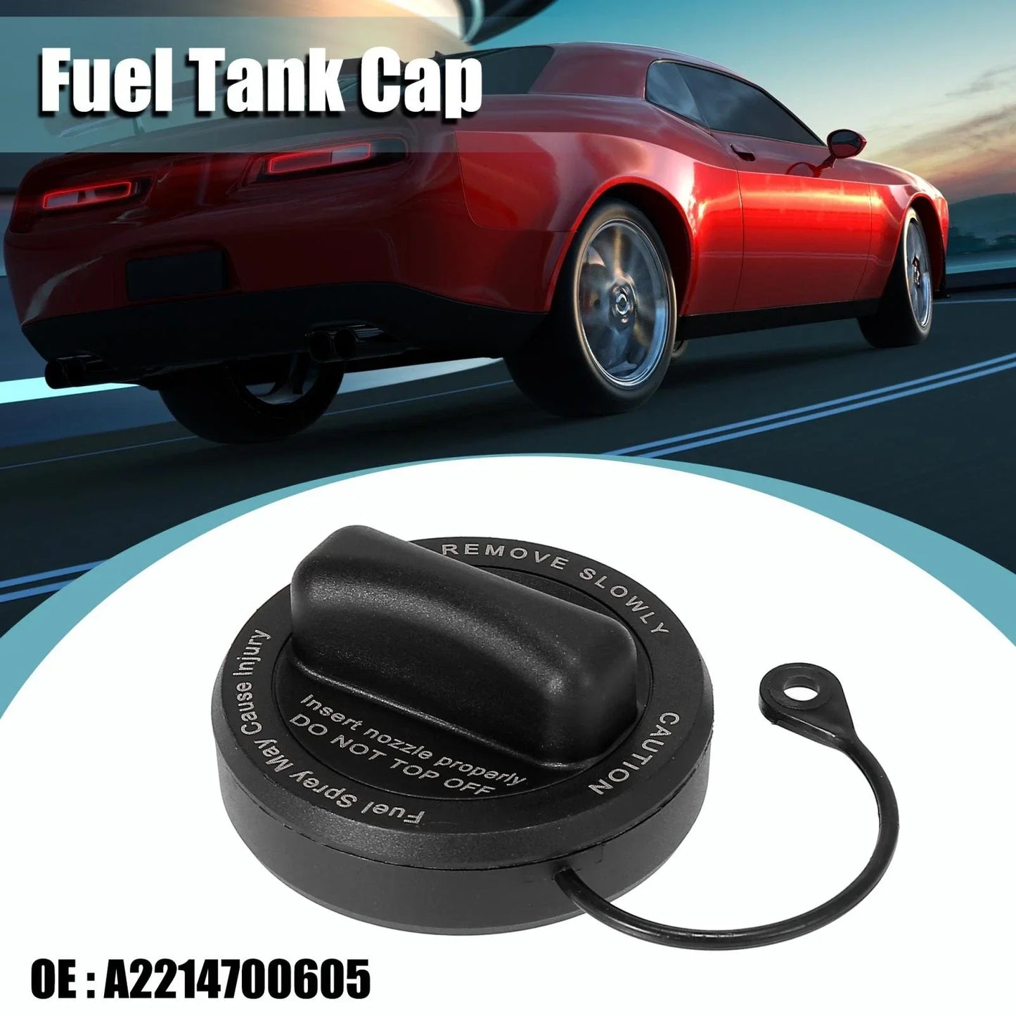 Engine Oil Fuel Tank Cap Cover for Mercedes-Benz E550 (2007-2012)
