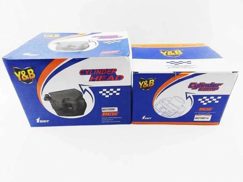 Cylinder Kit for Honda XLR125 (1997-2003) - Y&B Head, Barrel, Piston, Gaskets