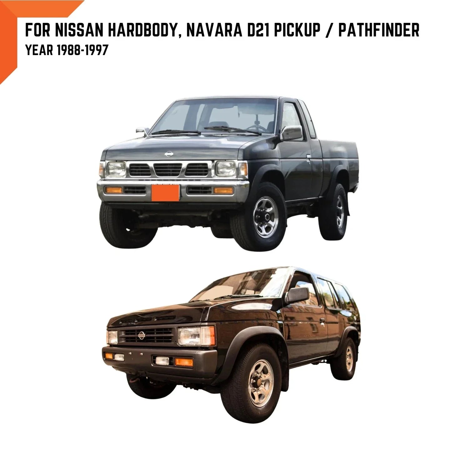 Crystal Front Bumper Signal Light for Nissan Navara D21 Pathfinder (88-97)