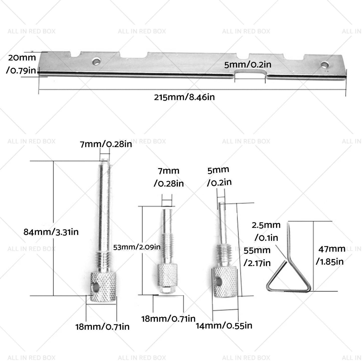 Cam Timing Alignment Tools for Ford Fiesta, Focus, Mazda 2, 6, Volvo S40