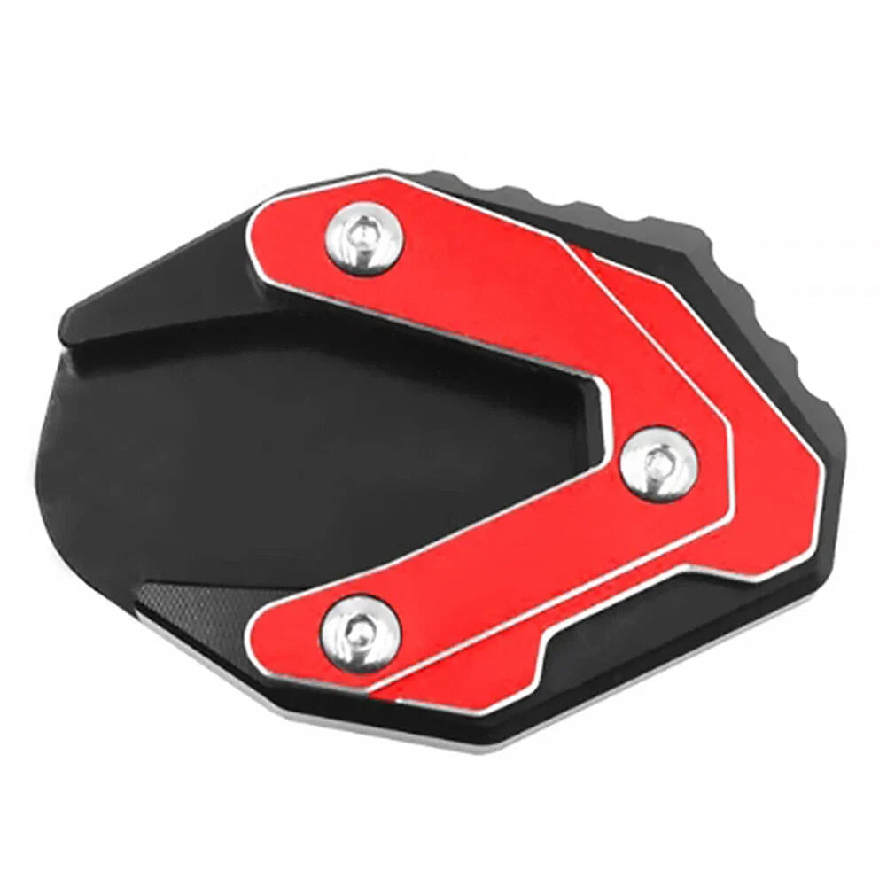 Red Side Stand Enlarge Kickstand Pad for Suzuki GIXXER 250 SF, 150, 125