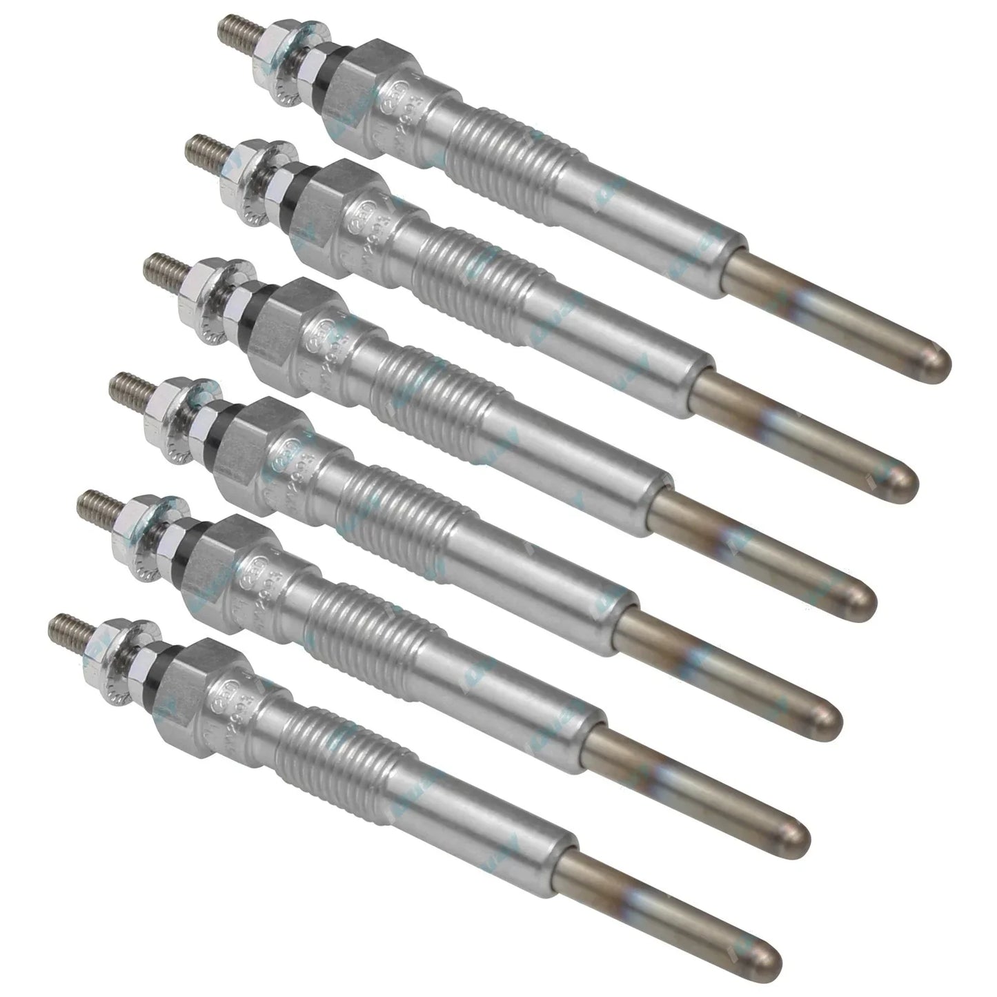 6 x Bosch Diesel Glow Plugs for Toyota Landcruiser HJ60 6cyl 2H 4.0L 1980~90