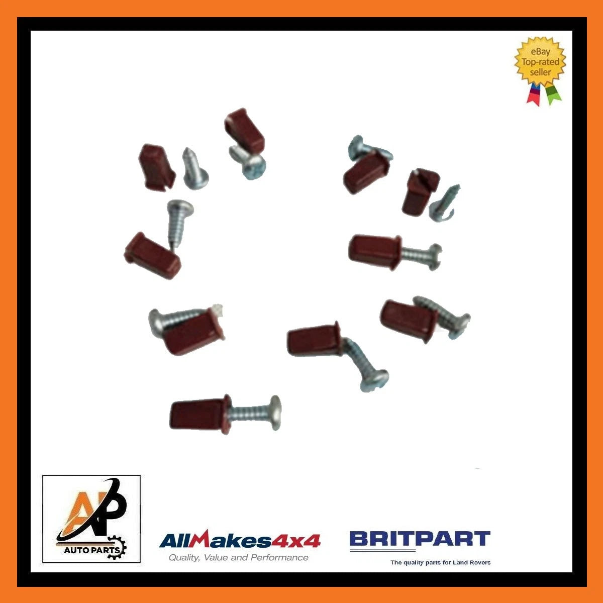 Floor Trim Fixing Captive Lock Nut Inserts Kit for Land Rover Defender () (1990–2016)