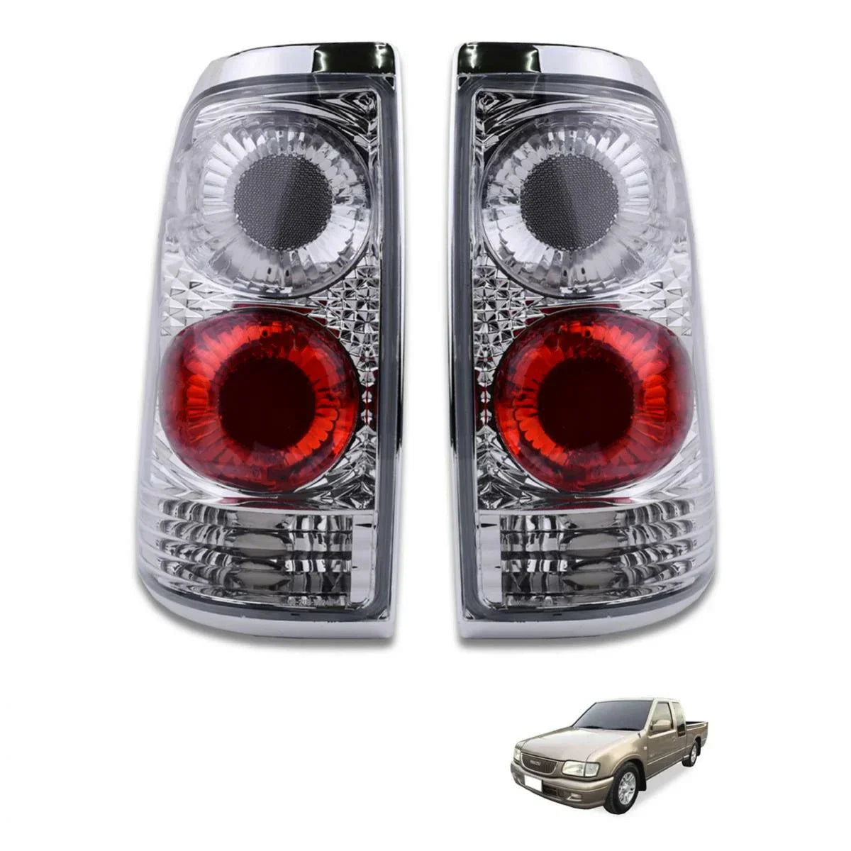 Tail Lights Replacement Lamp Donut Fits 1997-2002 Isuzu Dragon Eye Holden Truck