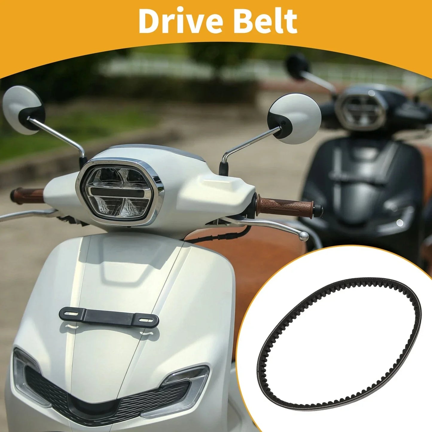 Drive Belt V-Belt for Honda Helix CN250 & Elite CH250 Motorcycles (2001-2009)