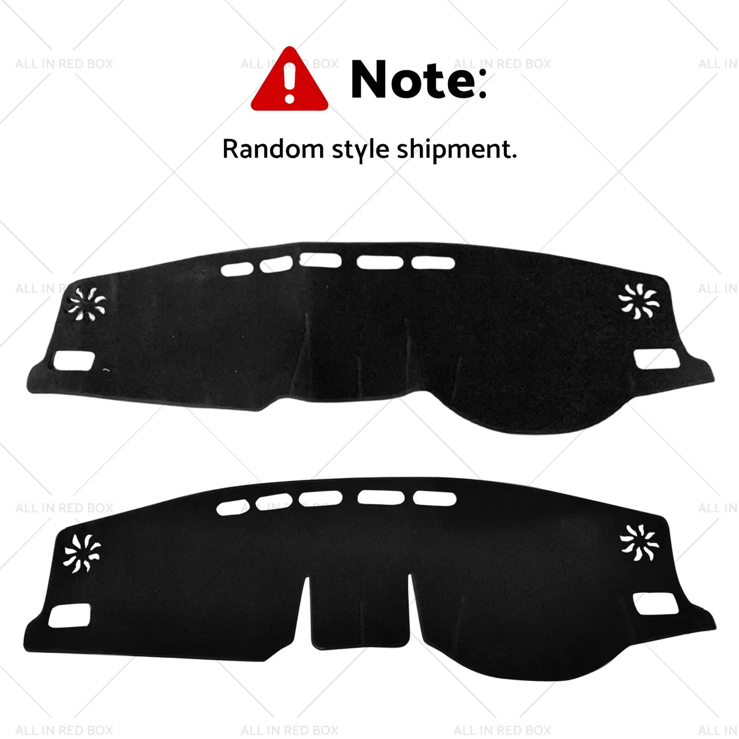 Non-Slip Dashboard Pad Cover for Toyota Rav4 (2019-2025) Black