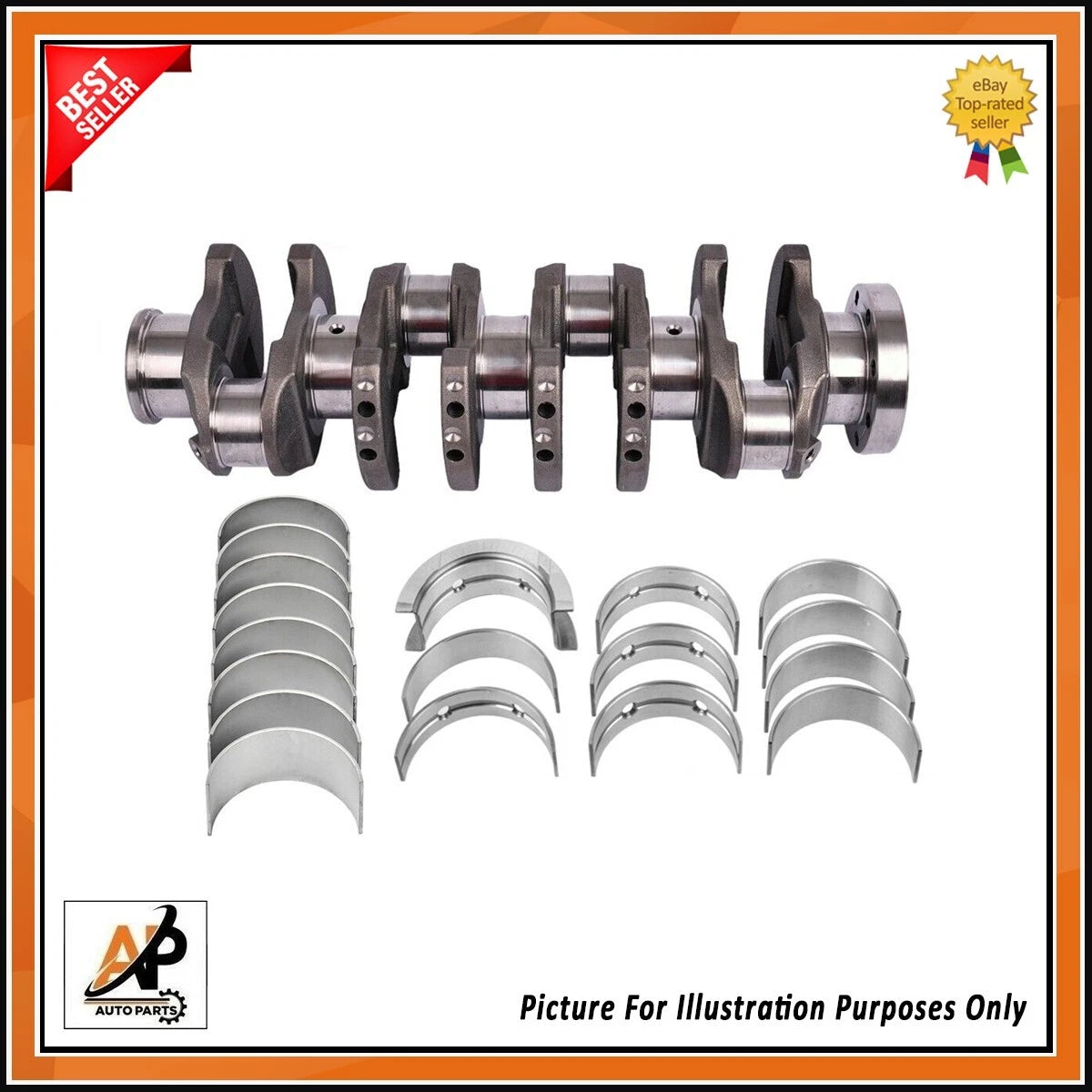 Crankshaft Main Big End Bearings Set for Ford Ranger 2.2 Diesel (2011–2018)