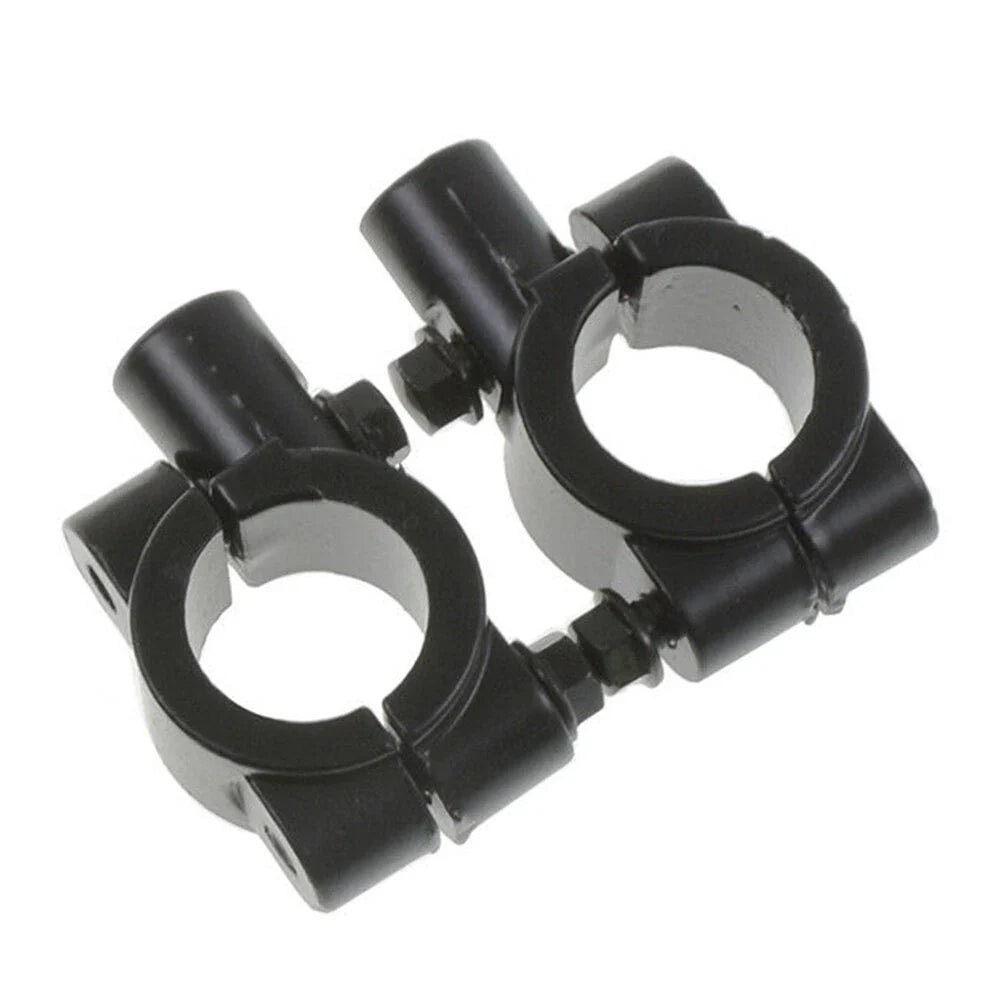 22MM M10 Black Motorcycle Handlebar Mirror Mount Clamp