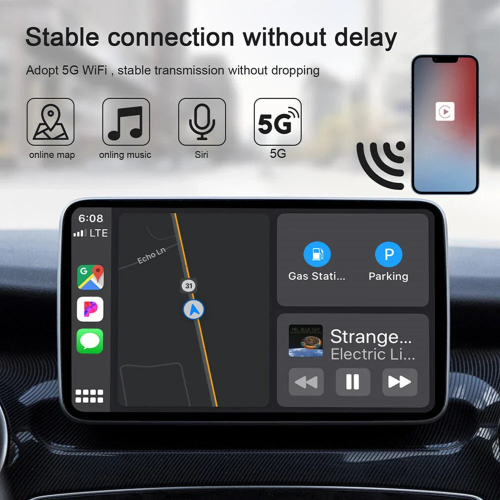 USB Adapter for Wireless Carplay iPhone Car Navigation Player