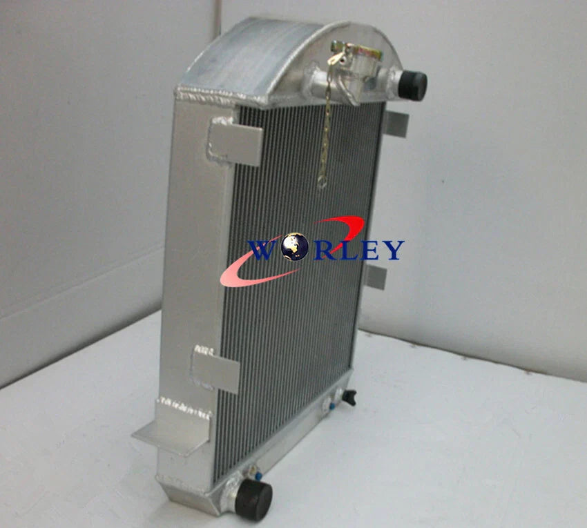 3 Row Aluminum Radiator & Fan for 1924-1927 Ford Model T-Bucket