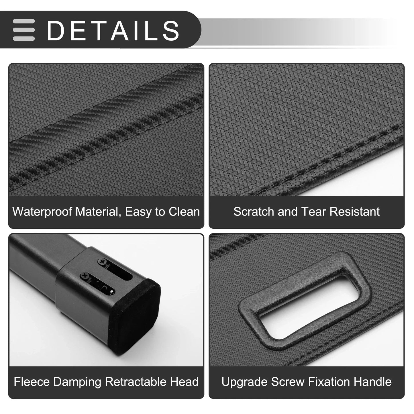 Retractable Cargo Cover for Hyundai Santa Fe Sport 5 Seater (2013-2019)