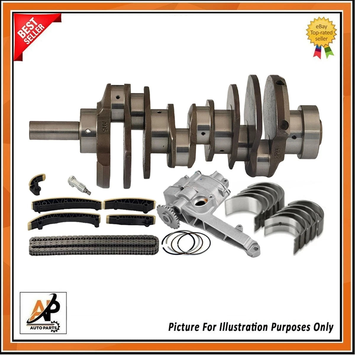 Engine Crankshaft and Rebuild Parts Kit for Mercedes Viano 3.0 CDI (2003–2014)