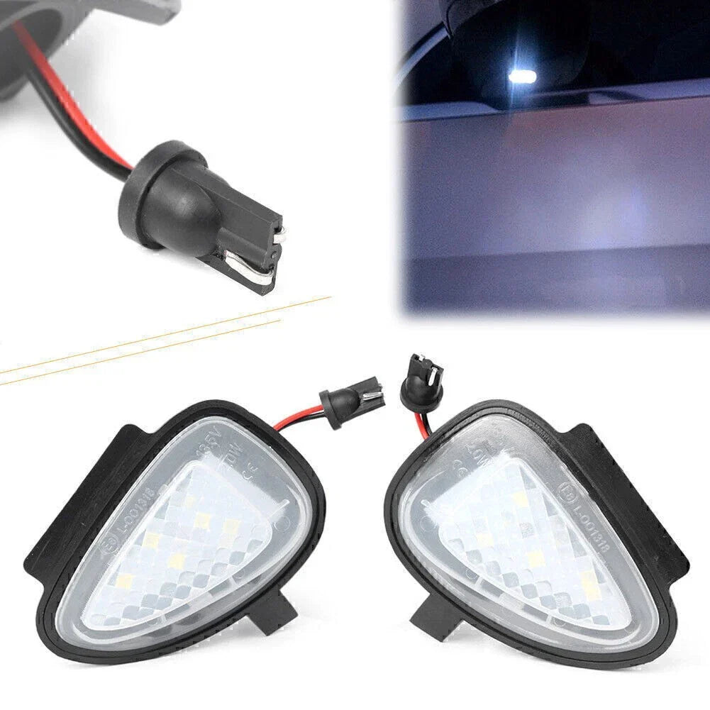 LED Under Side View Mirror Puddle Light Lamps for VW Golf, Touran (2009-2019)