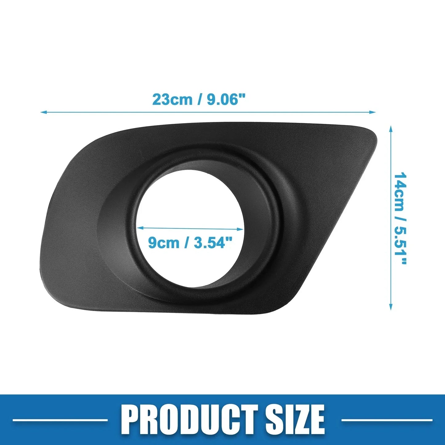 2 x Front Fog Light Grille Covers for Dodge Journey (2011-2019)