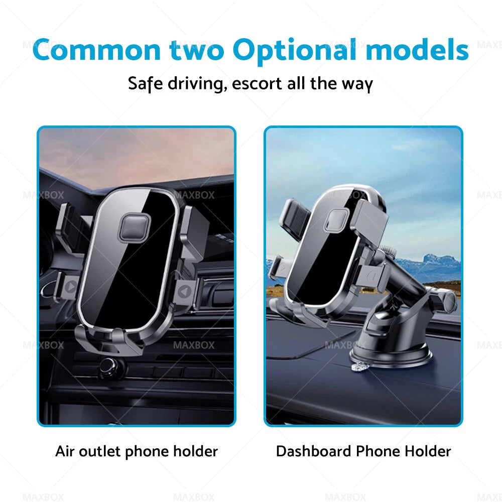360° Rotate Telescopic Phone Holder for Car - Auto Lock Bracket Mount