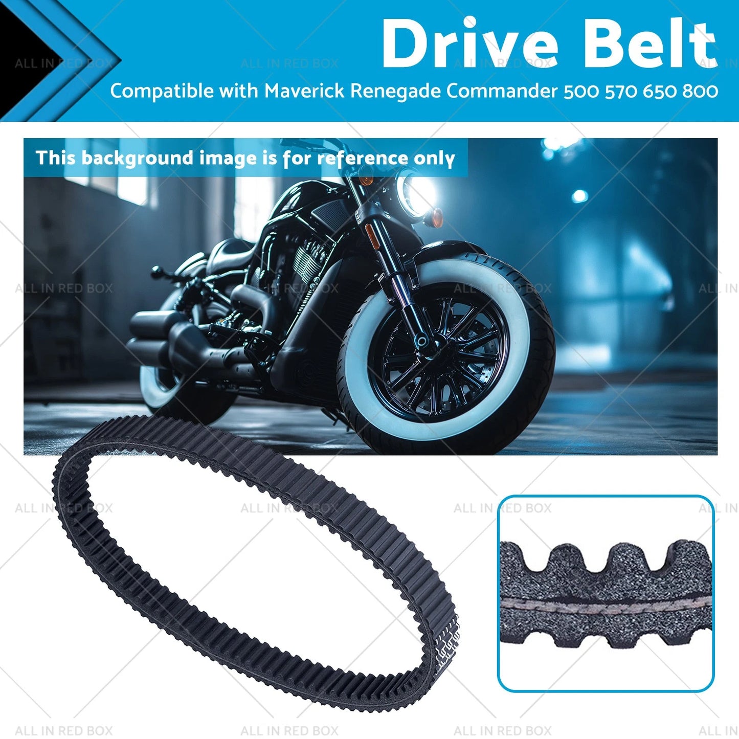 Drive Belt for Maverick Renegade Commander 500 570 650 800 (2013-2023)