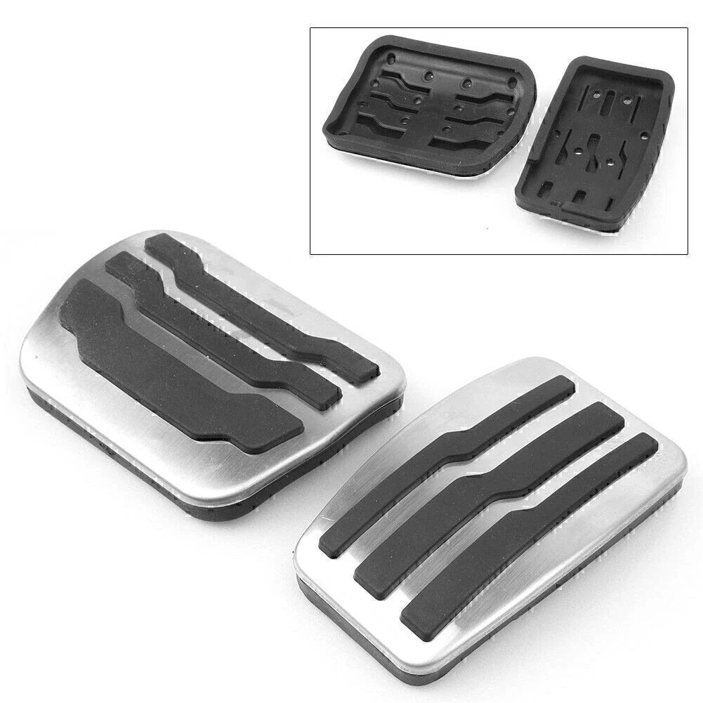 Chrome Aluminum Gas Brake Pedal Steps for Ford F150 (2009-2015)