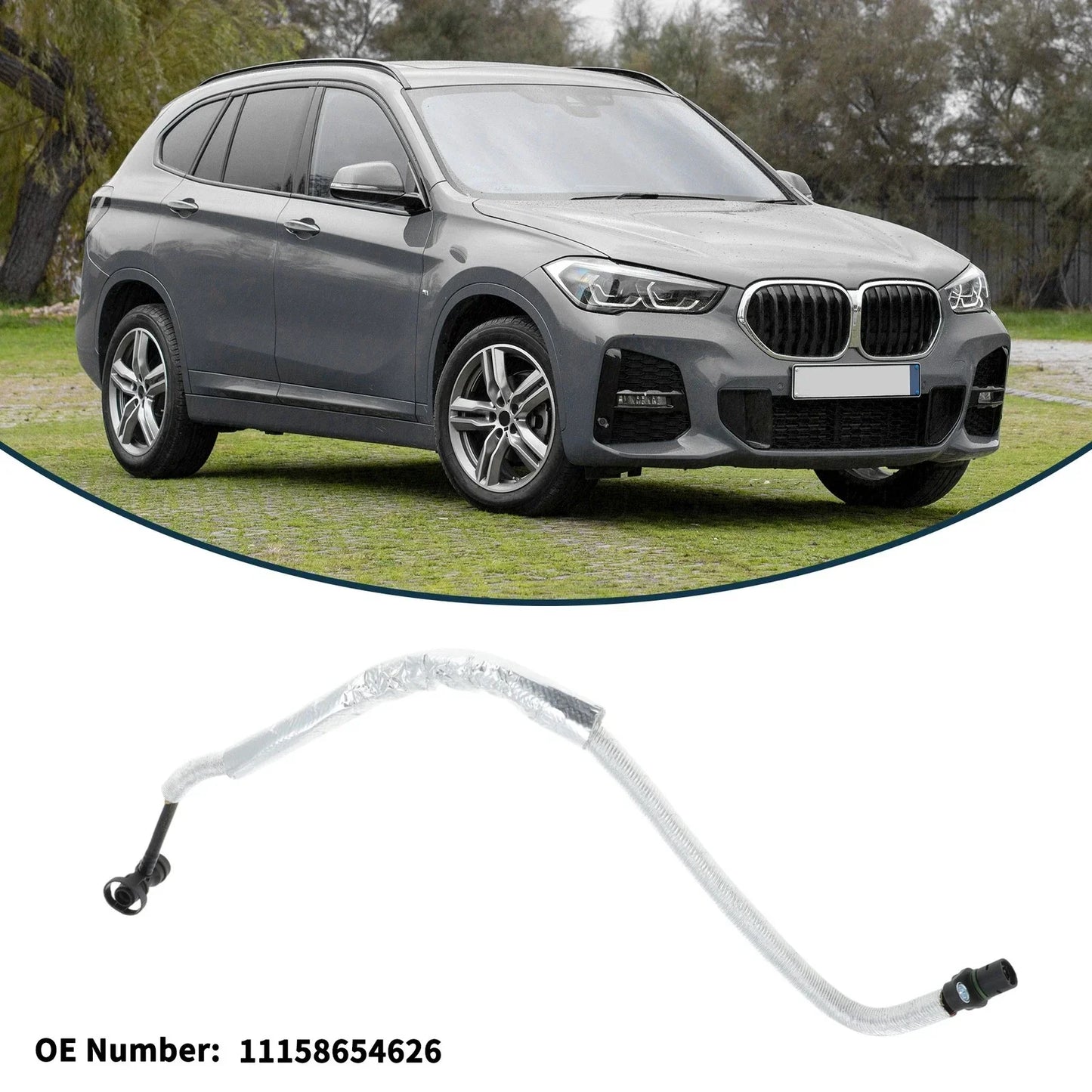 Radiator Hose for BMW X1 (2015 - 2016) Rubber Coolant Pipe