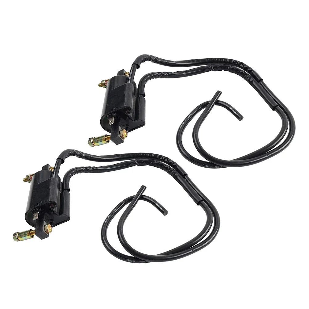 Ignition Coils Set with Wire for Honda CB550SC CB650 CB700SC CB1000F CB1100F (1979-1983)
