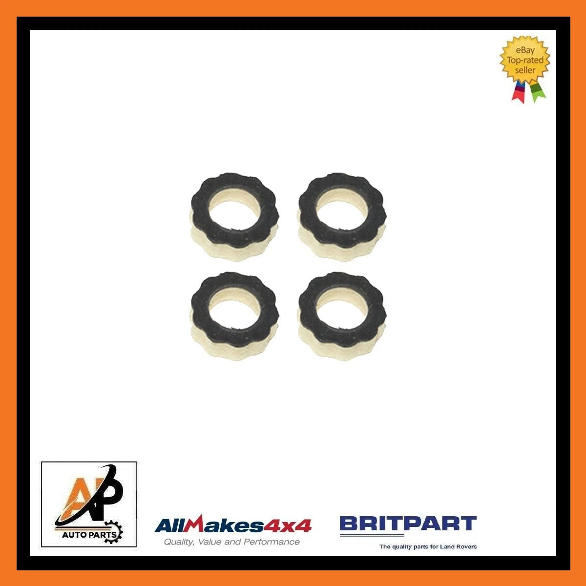 4X Felt Oil Seal Axle Flange for Land Rover Series 1 (1954–1958)