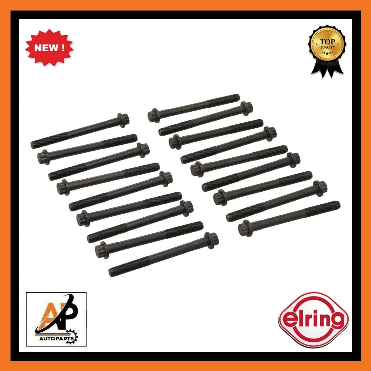 Cylinder Head Bolt Set OEM Replacement for Toyota 1KZ-TE (2000–2007)
