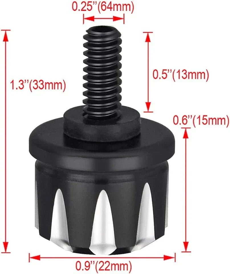 Rear Fender Bolt Tab Screw Nut for Harley Davidson (1996-2021)