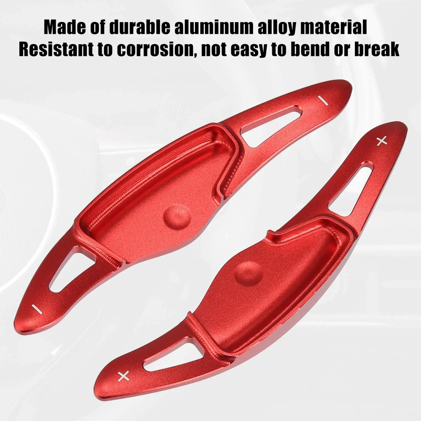 Steering Wheel Paddle Set for Hyundai Elantra Sport (2017-2019) Aluminum Red