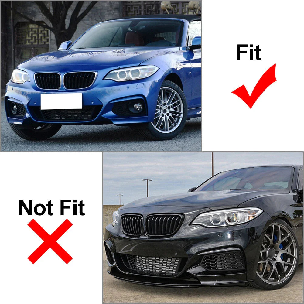 Fog Lamp Grill with Light Hole for BMW 2 Series F22 F23 M Sport (2014-2021)