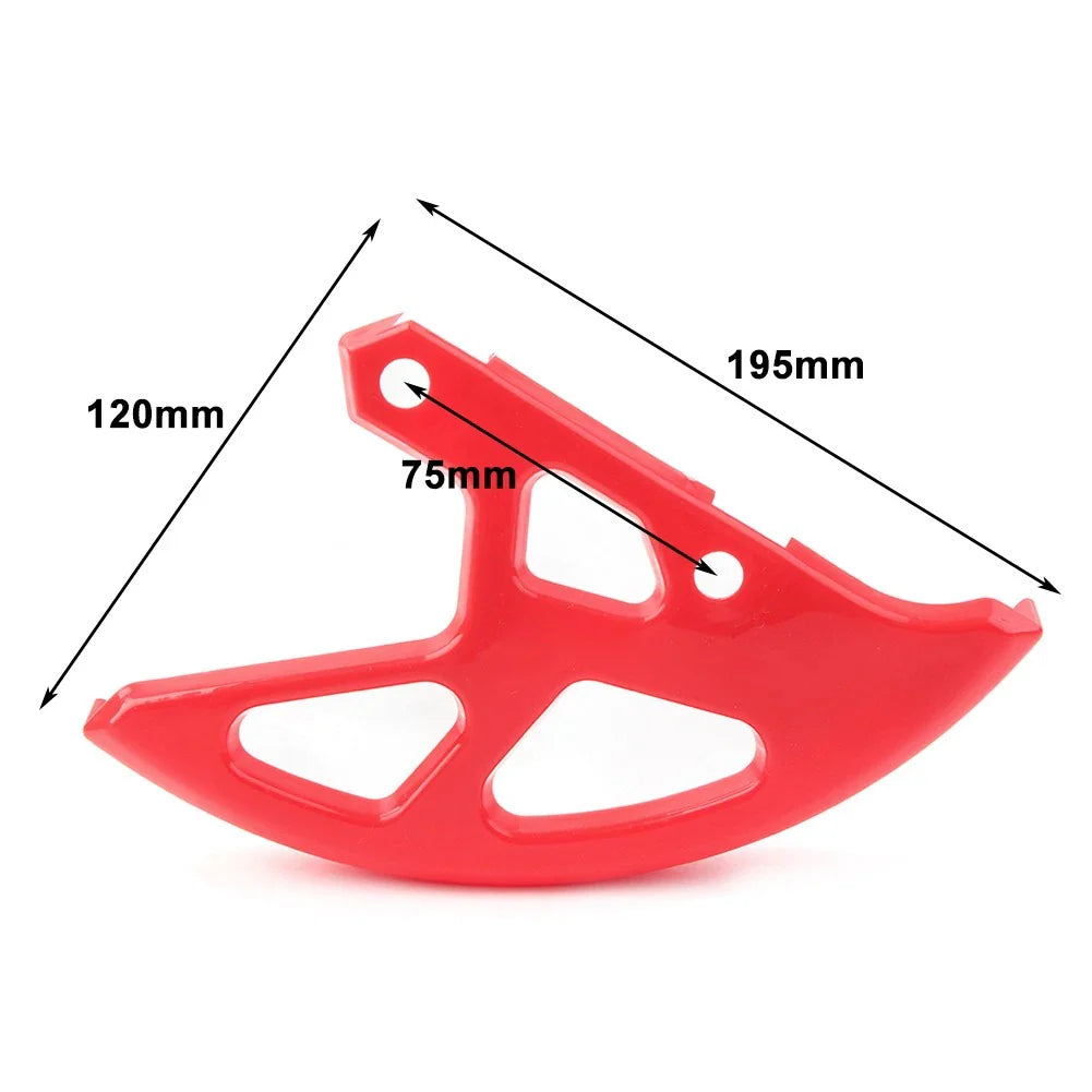 Plastic Rear Brake Disc Cover for Honda CRF250R CRF450R (2004-2020) Red