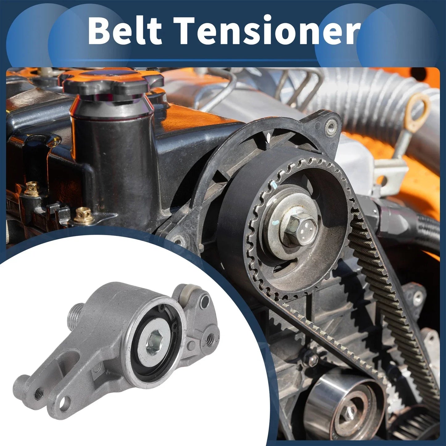 Belt Tensioner for Mercedes-Benz E-Class (1993-1995) Metal 1 x Piece