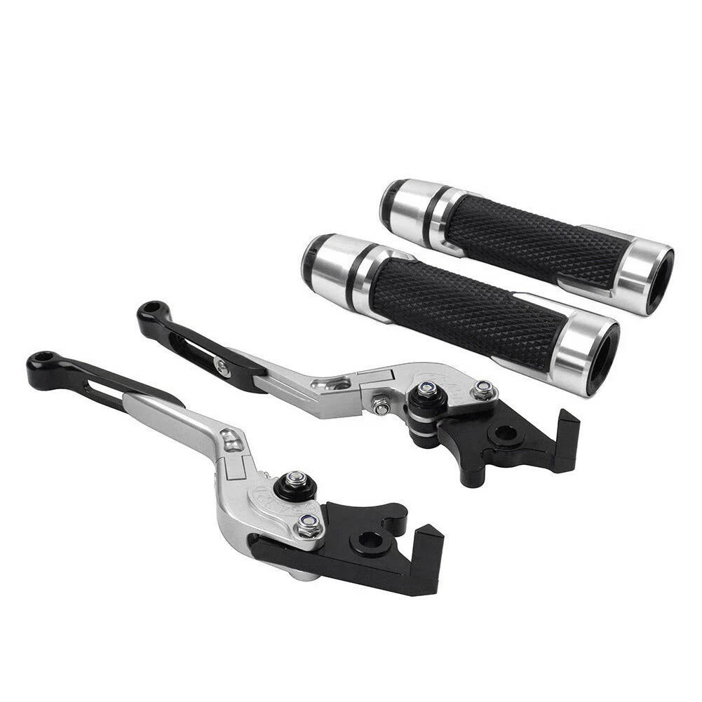 Silver Extendable Brake Clutch Levers for Honda CBR125R CBR250R (2004-2016)