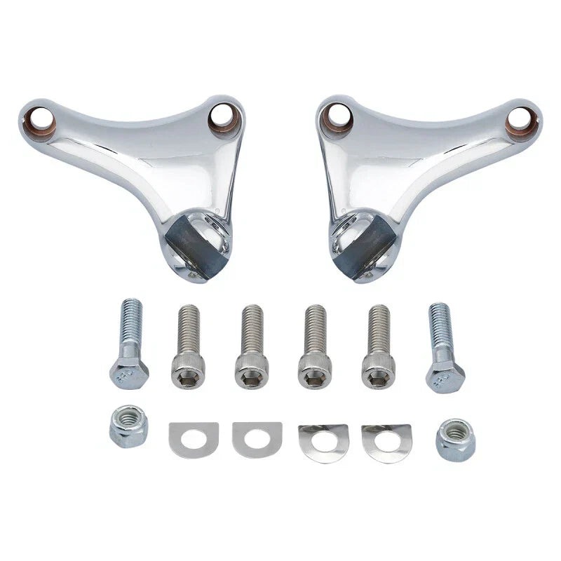 Chrome Passenger Footpeg Bracket for Harley Sportster 883 1200 (2004-2013)
