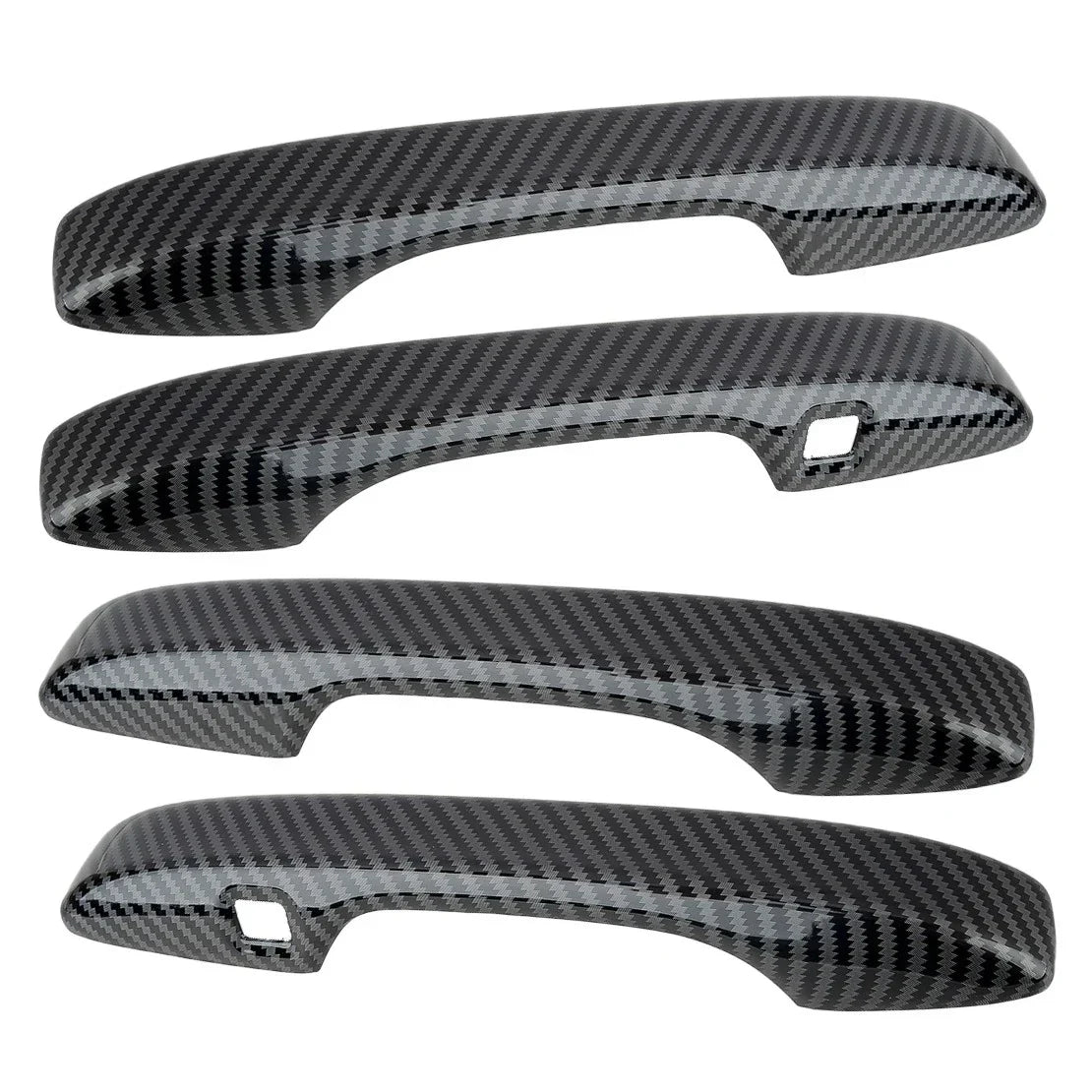 4 x Carbon Fiber Style Exterior Door Handle Covers for Honda CR-V (2023-2024)