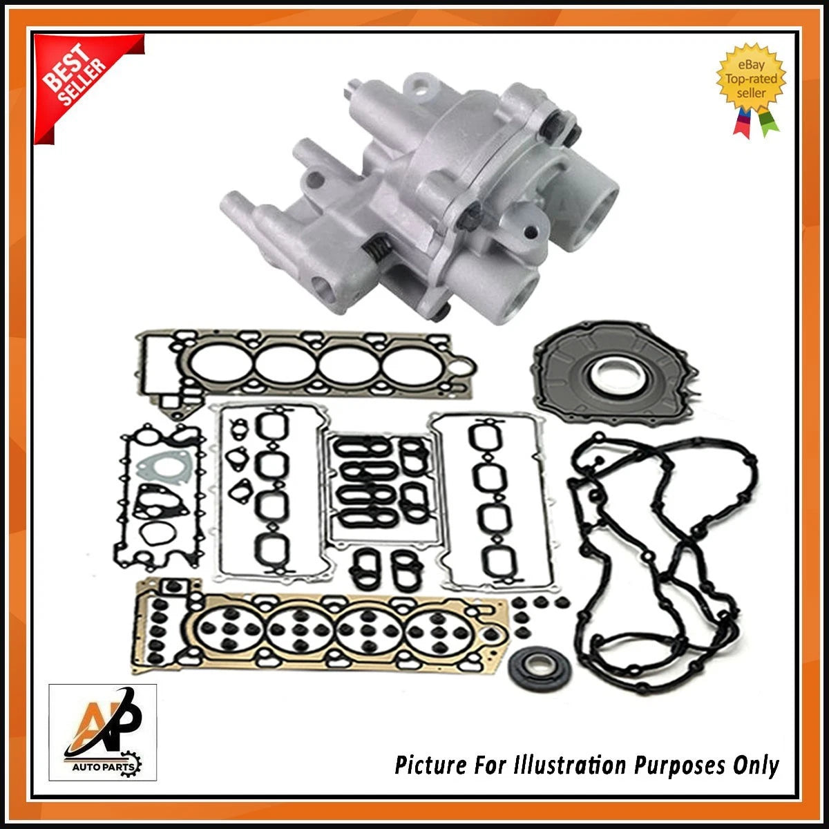 Engine Gasket Set with Head Gasket and Oil for Land Rover Range Rover (2013–2022)