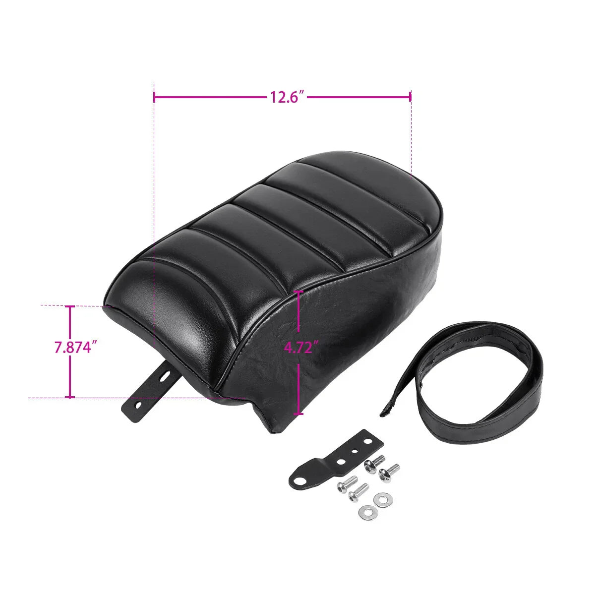 Rear Passenger Pillion Seat for Harley Sportster Iron 883 1200 (2016 - 2022)