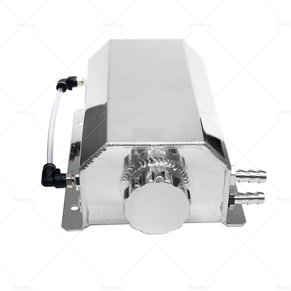 2L Aluminum Coolant Radiator Overflow Tank for Universal Vehicles (N/A)