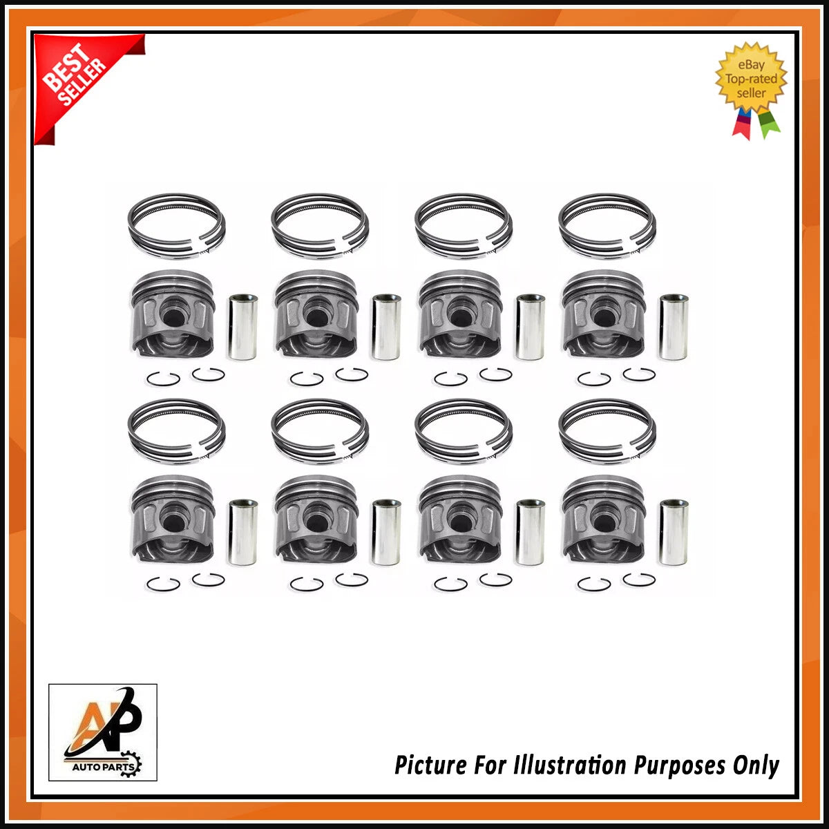 Conrod and Piston Set for Land Rover Range Rover L405 4.4 Diesel (2013–2017)