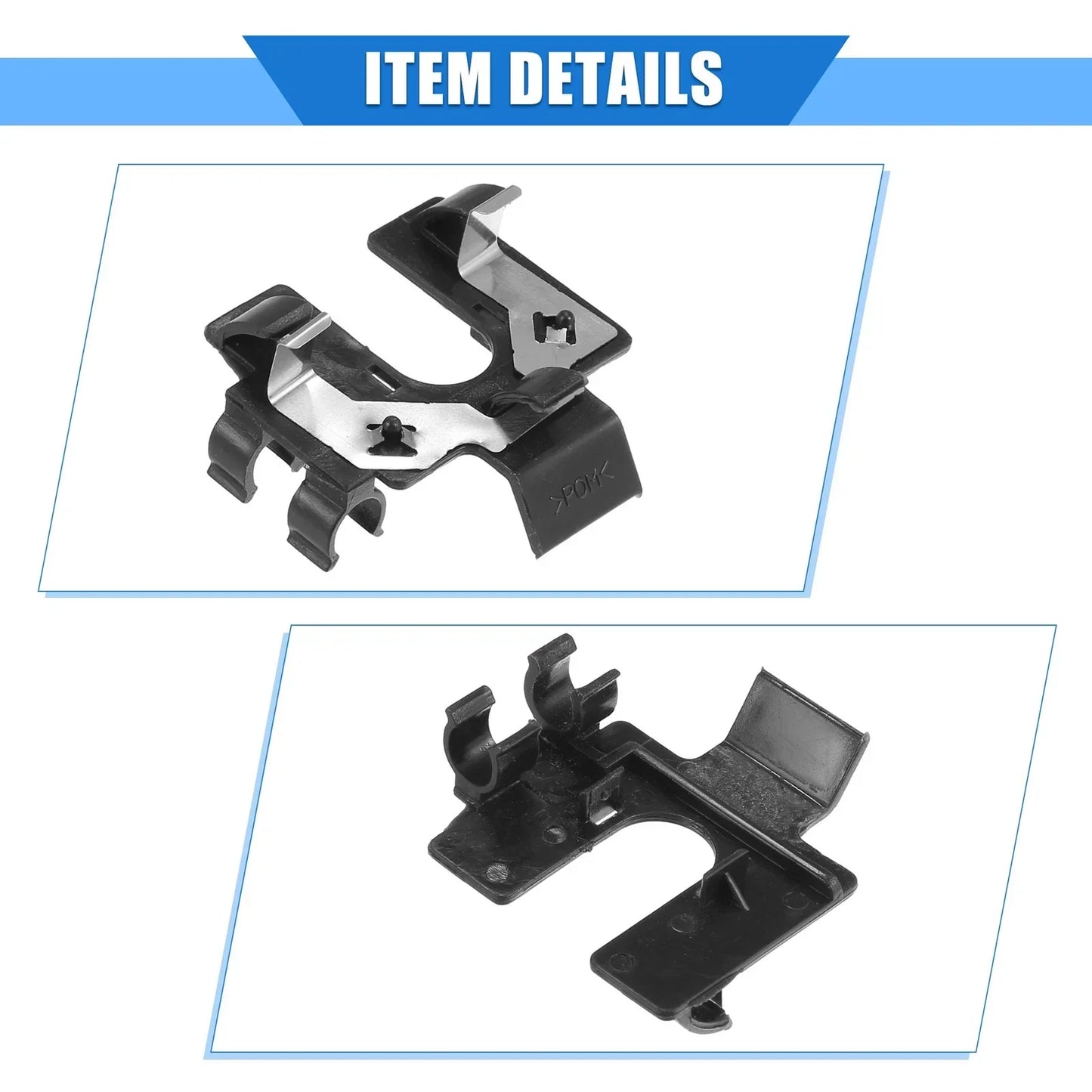 2 x Parking Sensor Retainers for Lexus LS 430 (2001-2006) Black