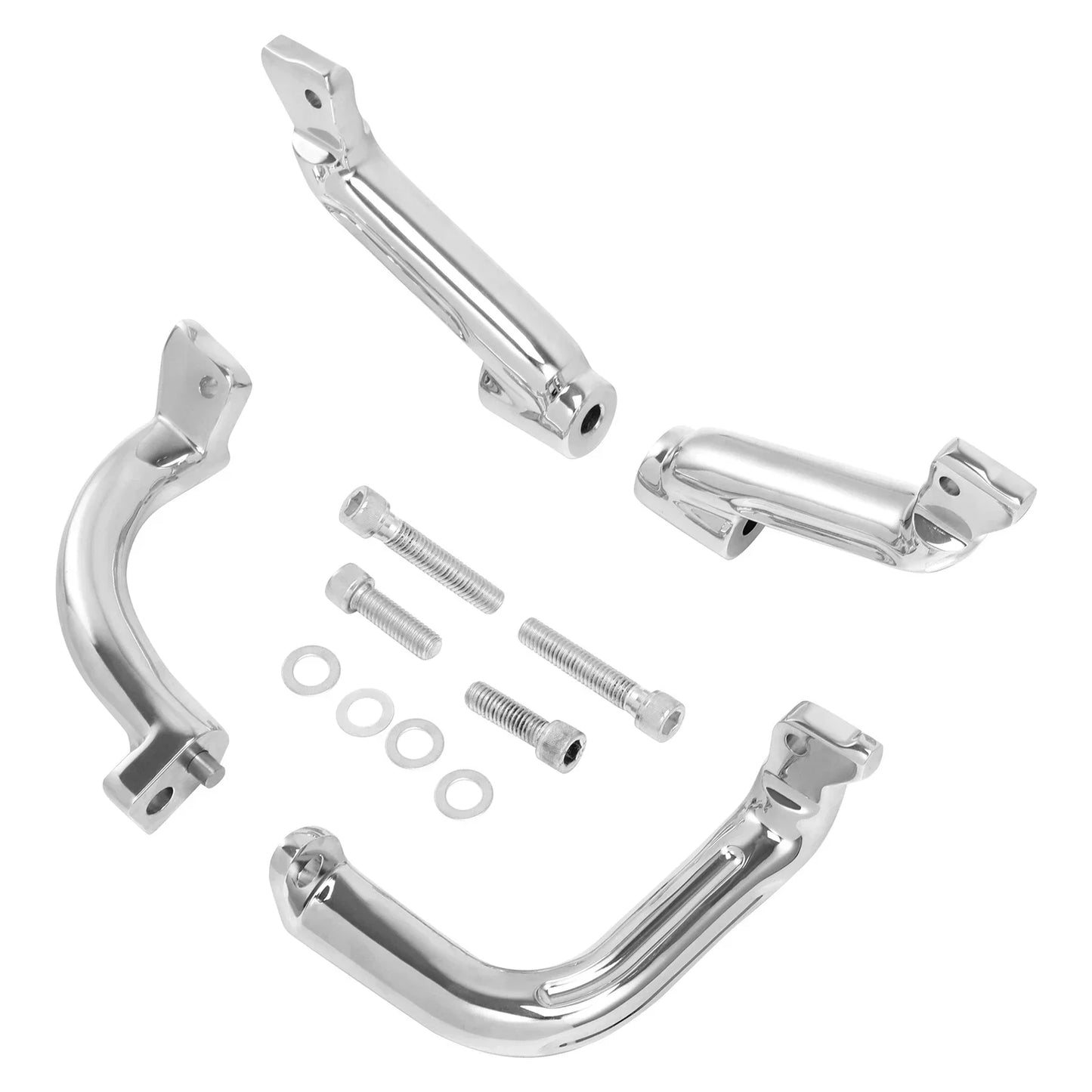 Chrome Driver Floorboards Footboards Bracket for Harley Road Glide (2014-2024)