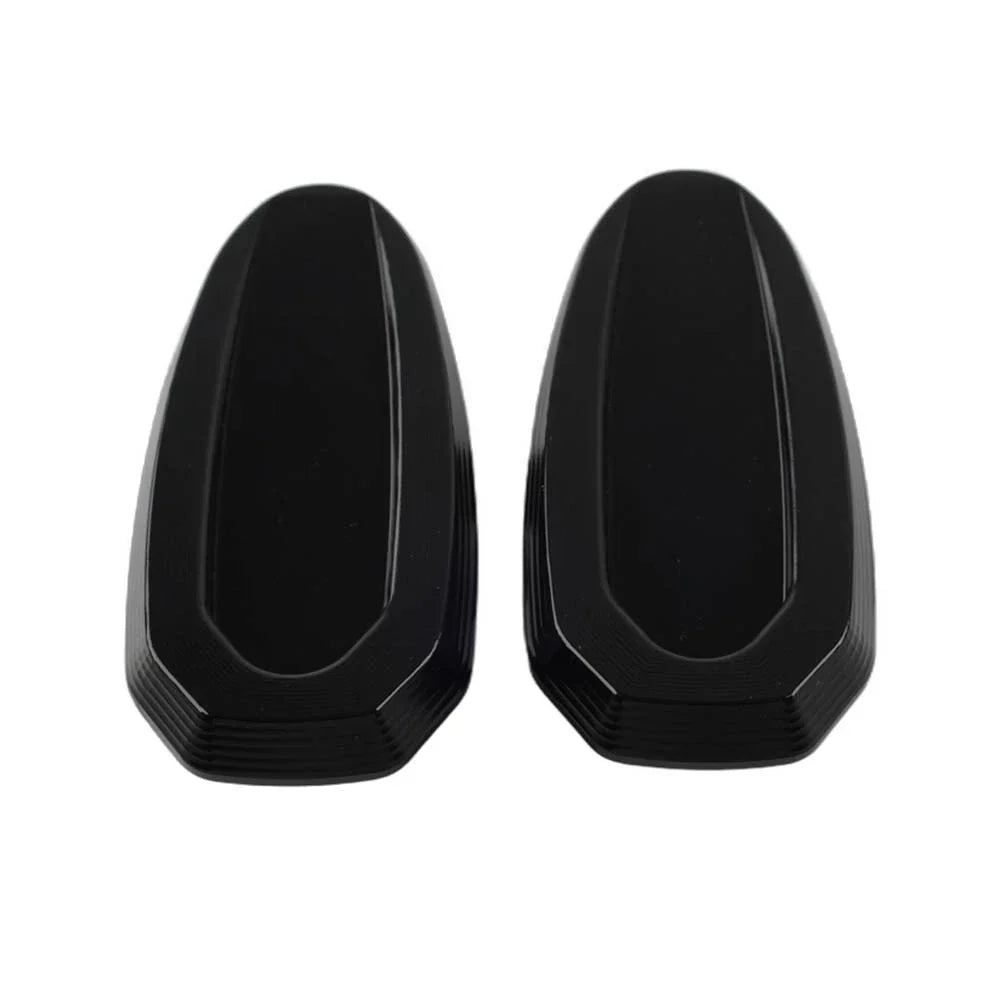 Rearview Mirror Block Off Base Plates Cover for BMW S1000RR (2020-2023) Black