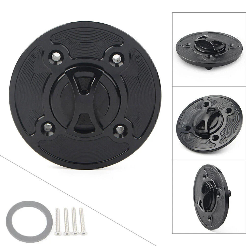 CNC Fuel Gas Tank Cap Cover for Kawasaki Ninja 400, 650, Z900, Versys 1000
