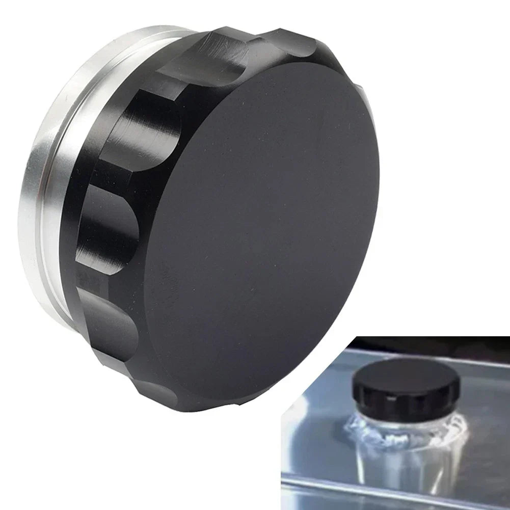 2.5" Aluminium Alloy Black Weld-On Filler Neck & Cap for Tank Cover