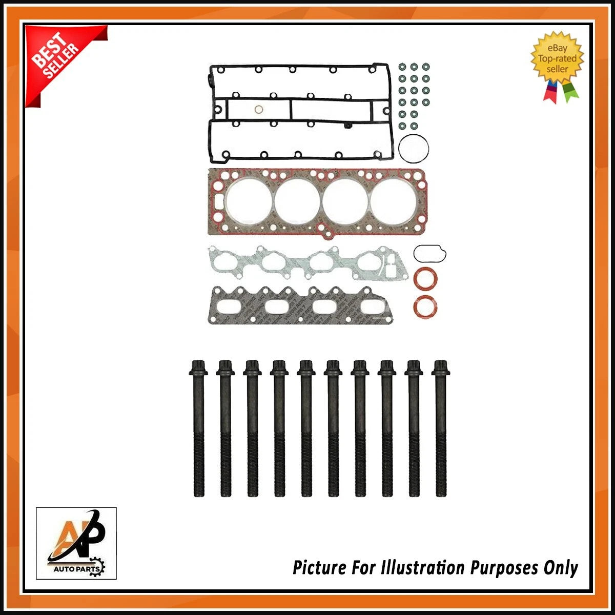 Head Bolt Set and Head Gasket Set for Vauxhall Calibra Vectra (1990–2001)