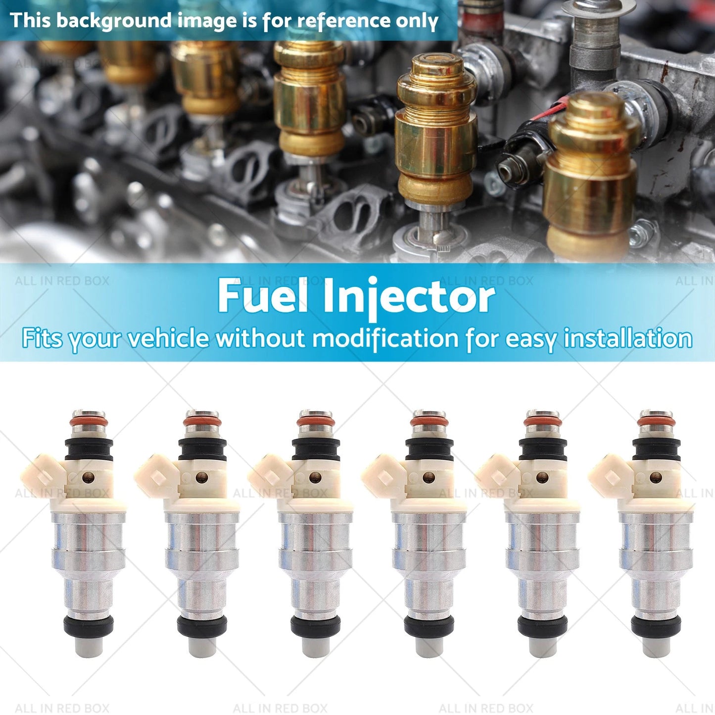 6 x Fuel Injectors for Mitsubishi Diamante ES Mighty Max 3.0 (1992-1996)