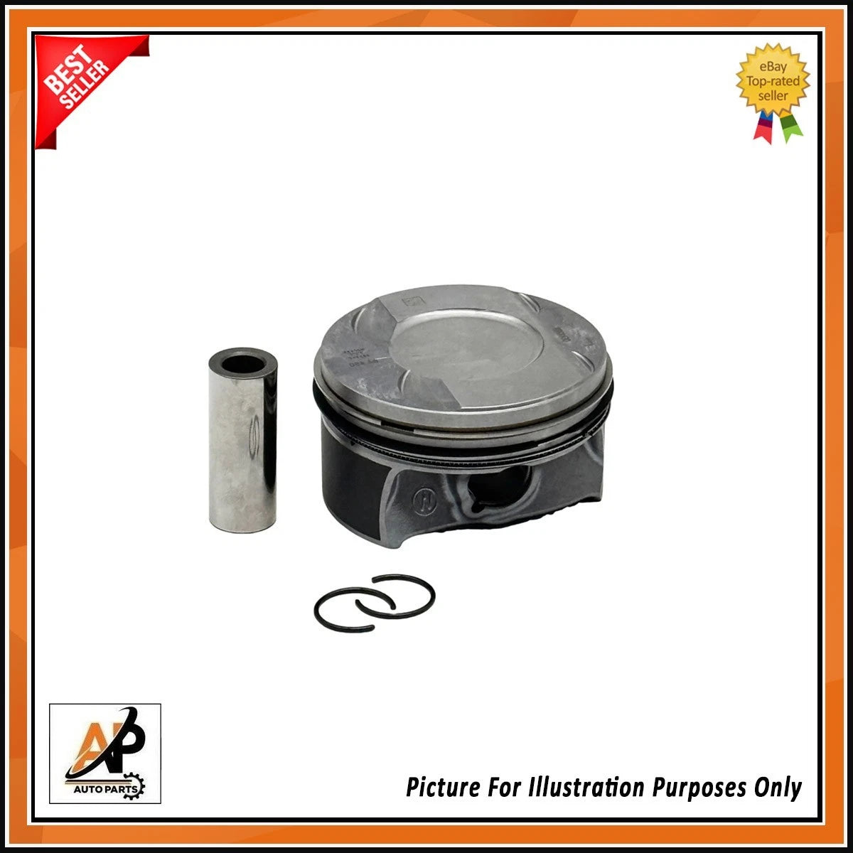 Engine Piston with Ring Left Side Replacement for Audi A4 A5 S4 TFSI (2008–2016)