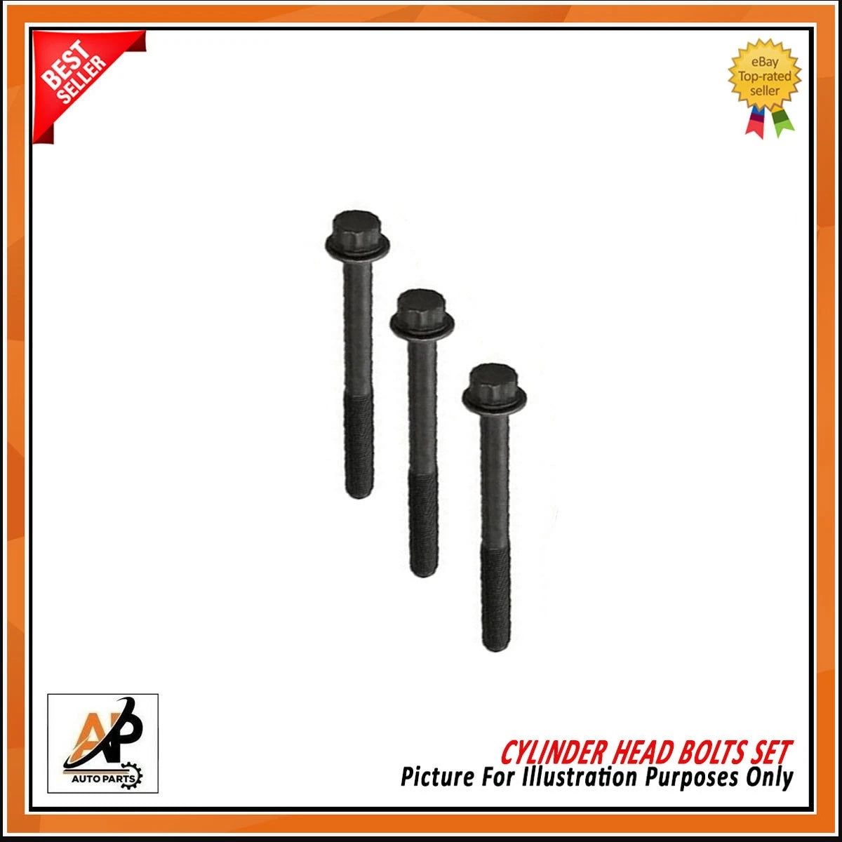 Cylinder Head Bolts Set Replacement for Honda Accord Civic 1.6 2.0 (1990–2007)