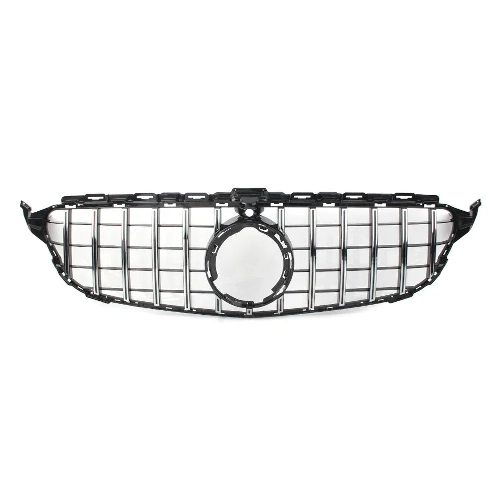 GTR Style Upper Bumper Mesh Grille for Mercedes-Benz C Class W205 C200 (19-23)